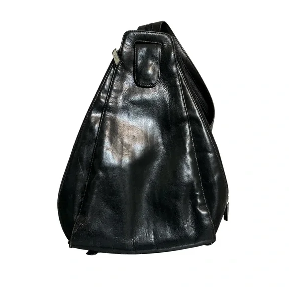 HOBO INTERNATIONAL Vintage Leather Backpack Black Hobo International Vintage Black Small Leather Backpack  main image 3